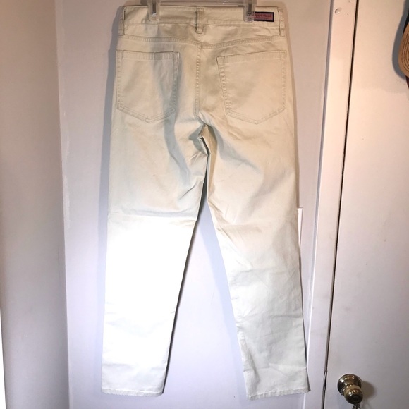 Vineyard Vines cream breaker pants size 28x30 Preowned. - Picture 4 of 7